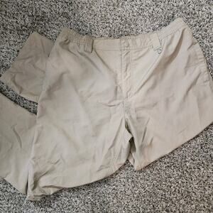 Field & Stream Mens Pants Size XL 36x31 Khaki Beige Lightweight Hiking Fishing